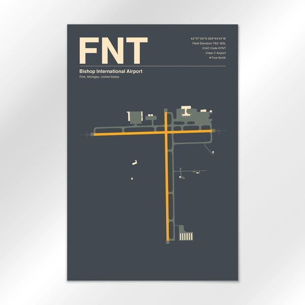 FNT Airport Diagram