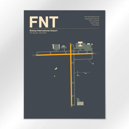 FNT Airport Diagram
