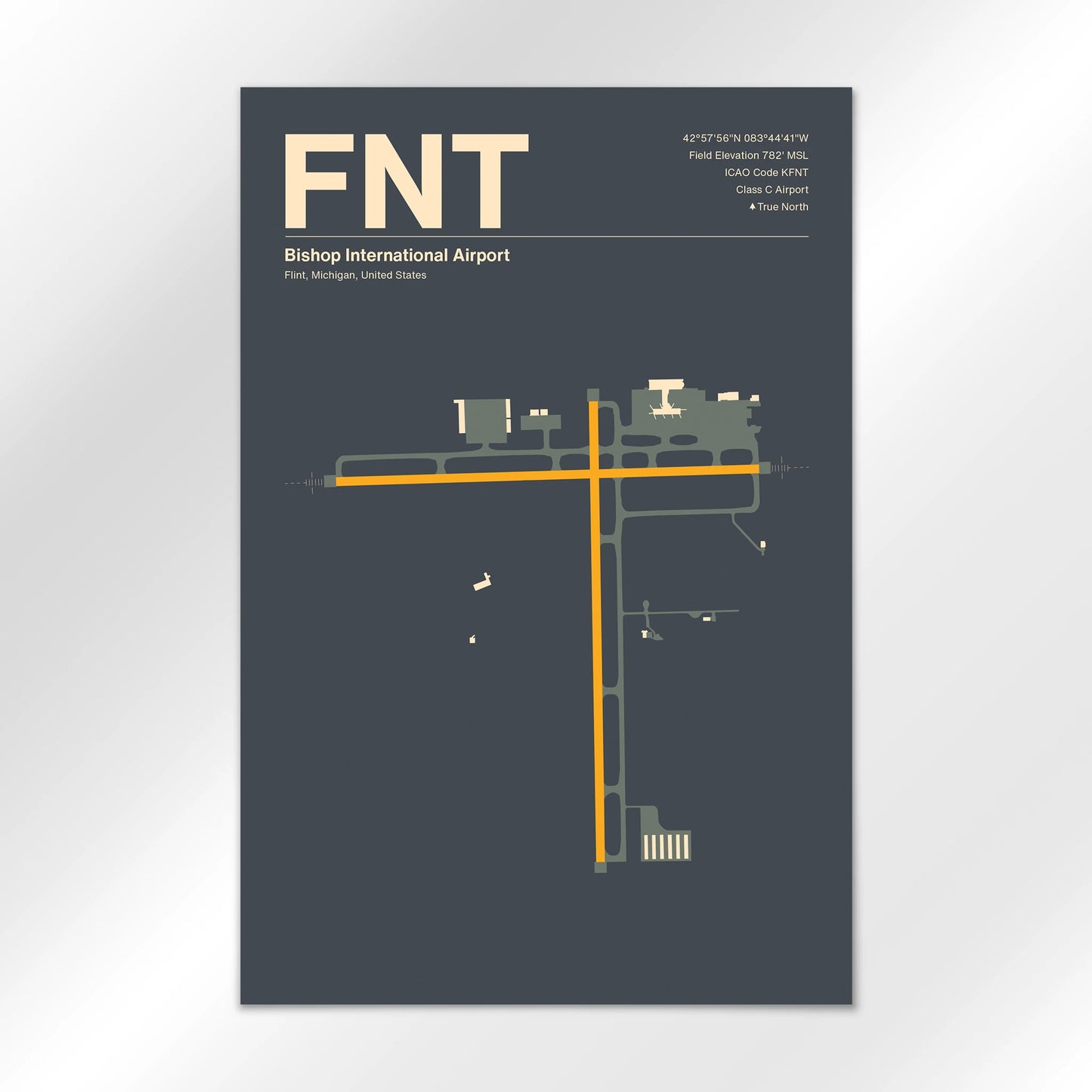 FNT Airport Diagram