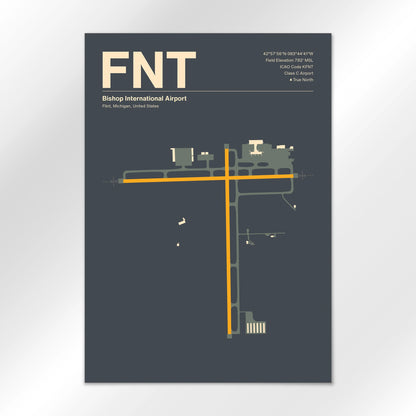 FNT Airport Diagram
