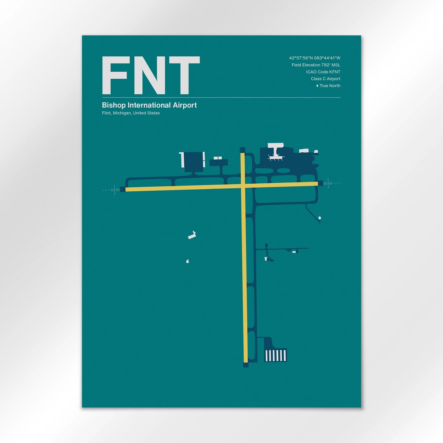 FNT Airport Diagram
