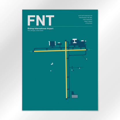 FNT Airport Diagram