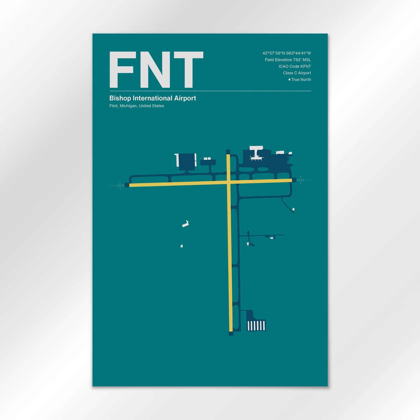 FNT Airport Diagram
