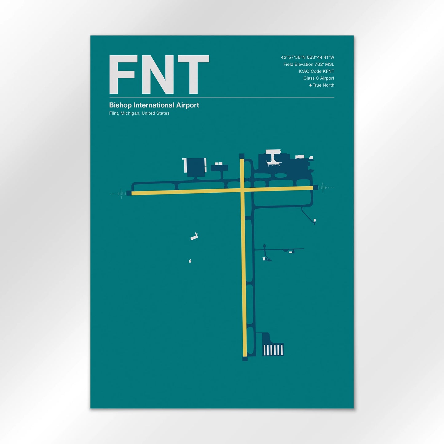 FNT Airport Diagram