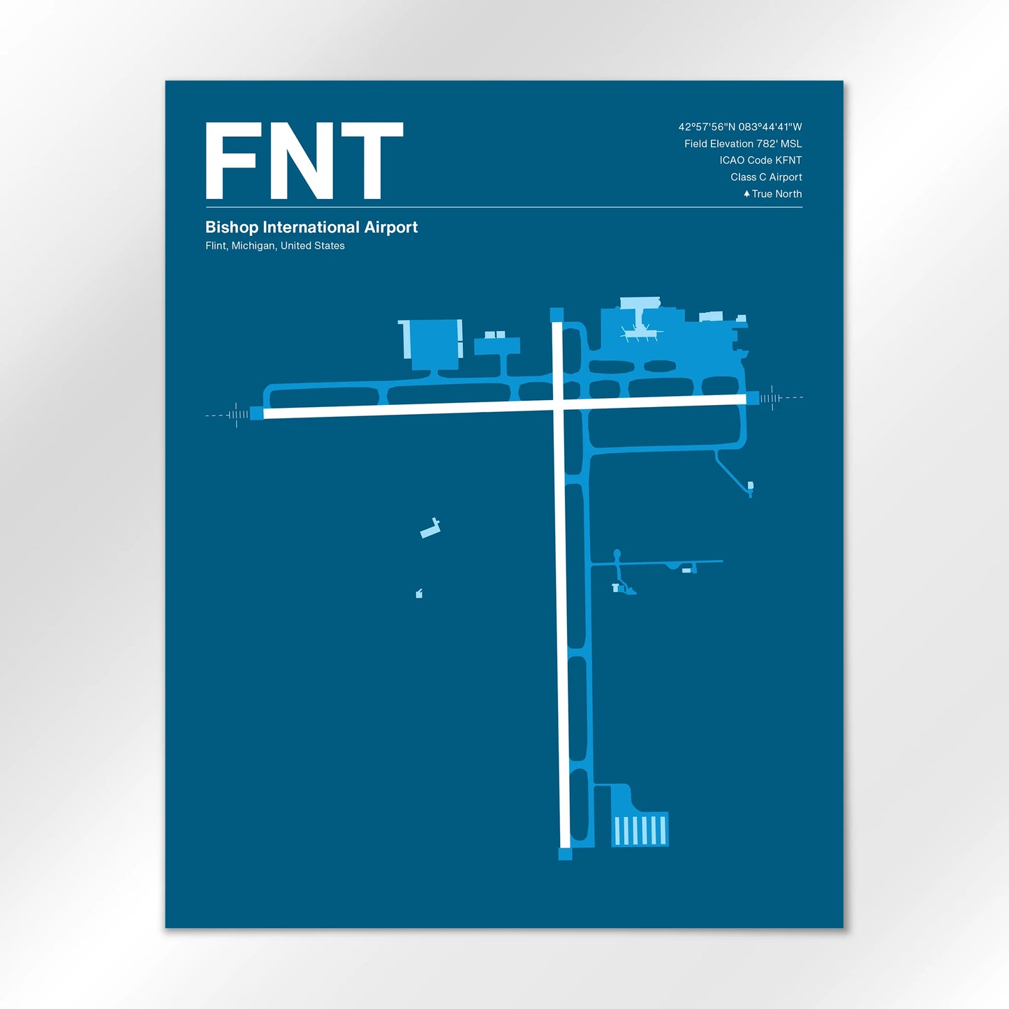FNT Airport Diagram