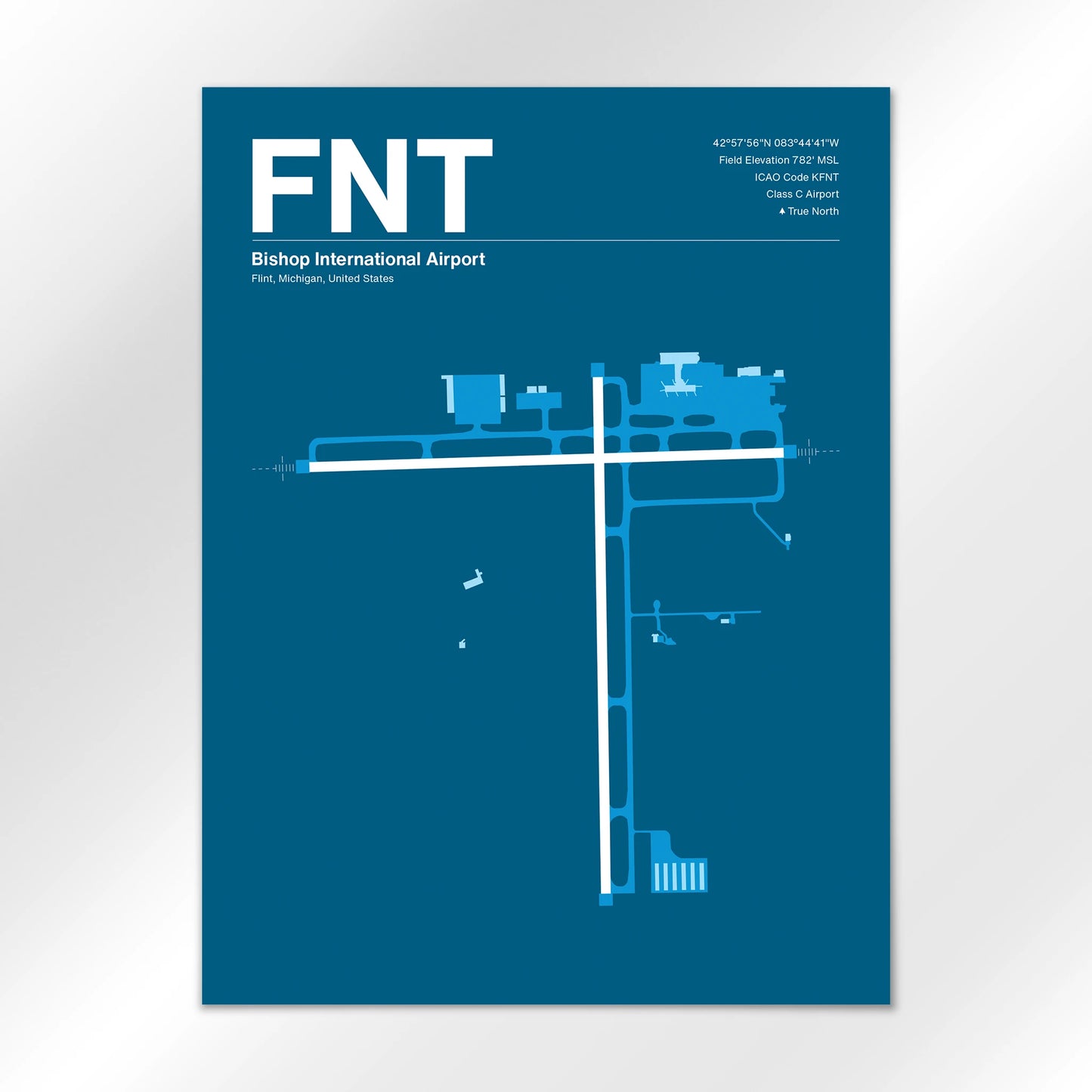 FNT Airport Diagram