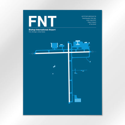 FNT Airport Diagram