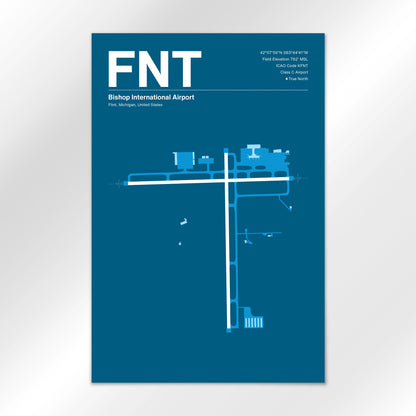 FNT Airport Diagram