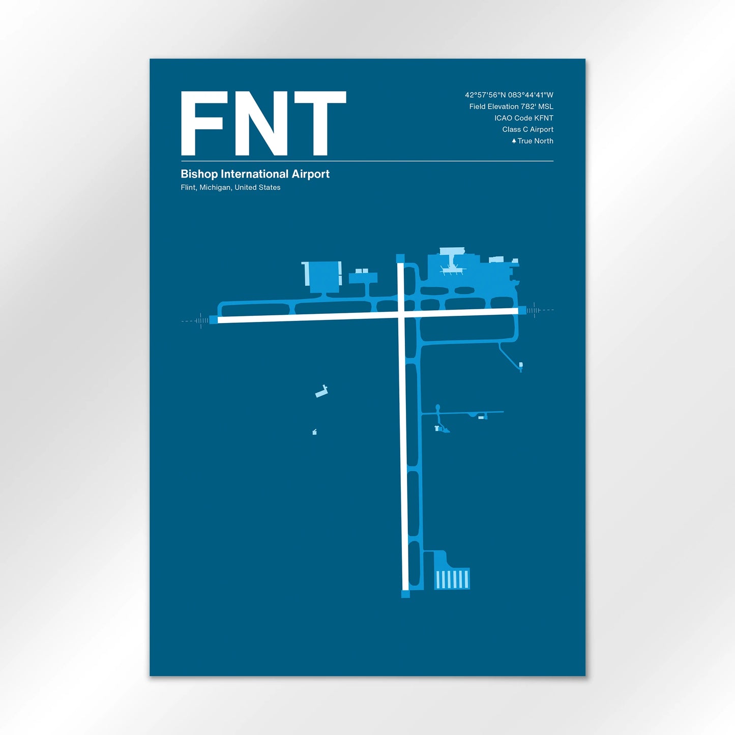 FNT Airport Diagram