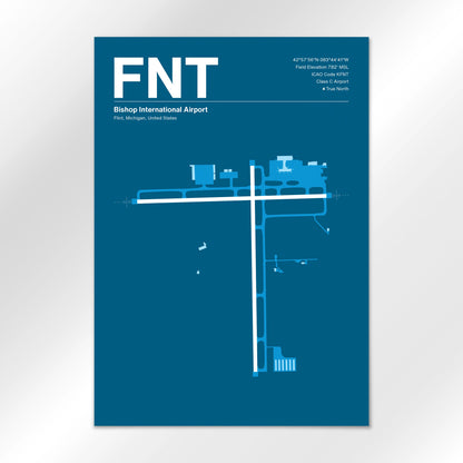 FNT Airport Diagram