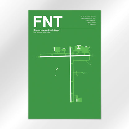 FNT Airport Diagram