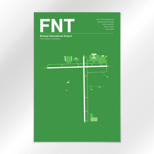 FNT Airport Diagram