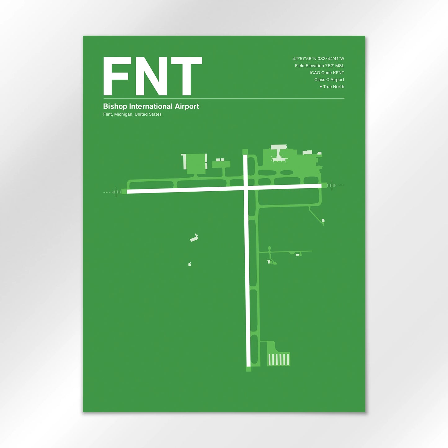 FNT Airport Diagram