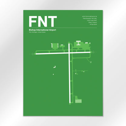 FNT Airport Diagram
