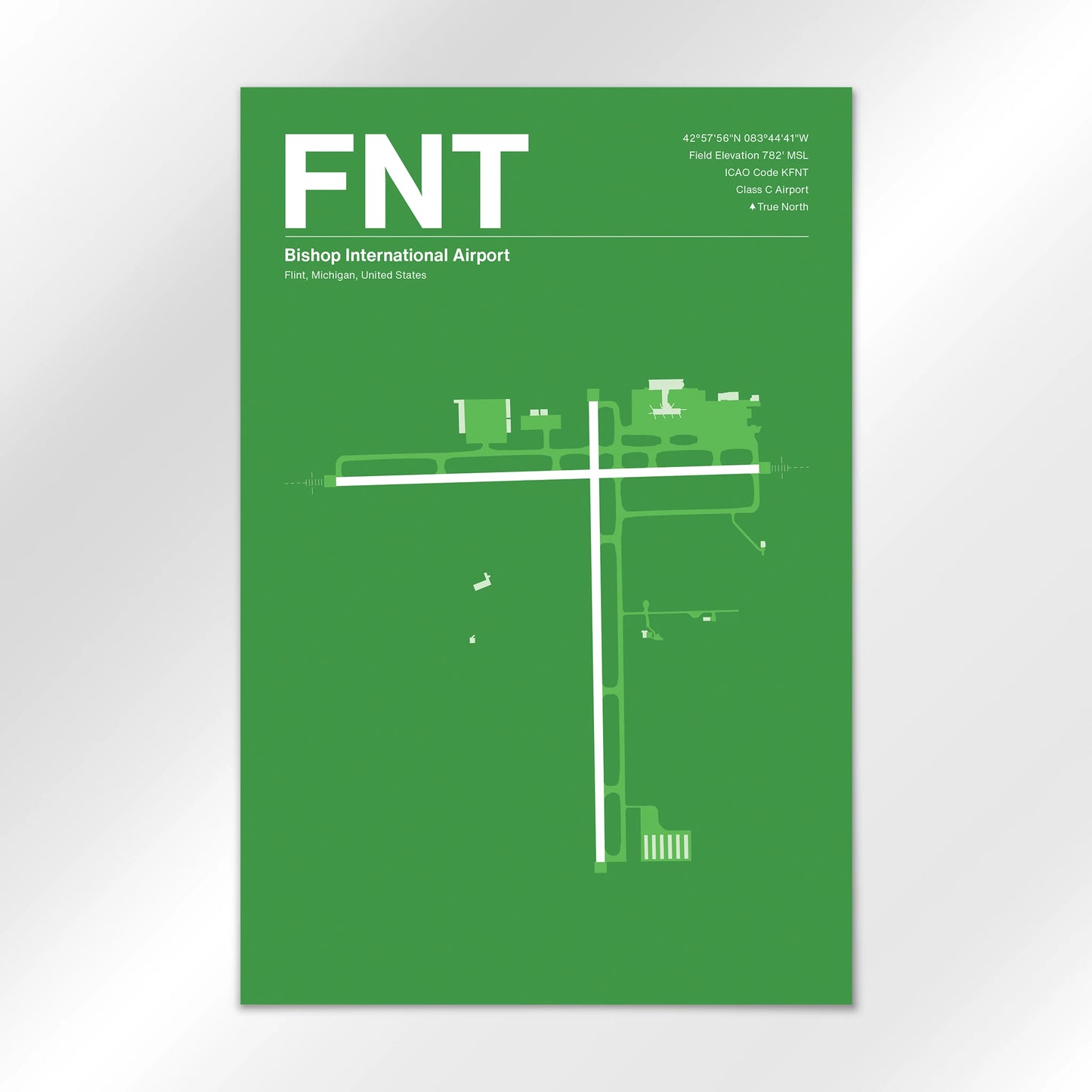 FNT Airport Diagram