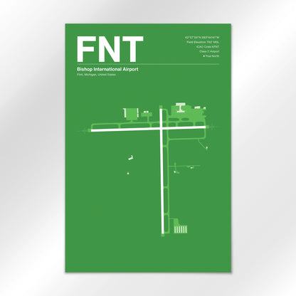 FNT Airport Diagram