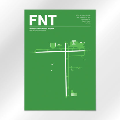FNT Airport Diagram
