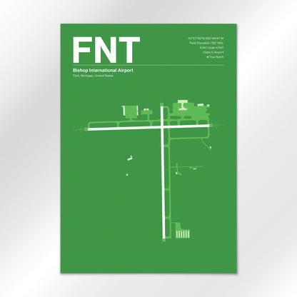 FNT Airport Diagram