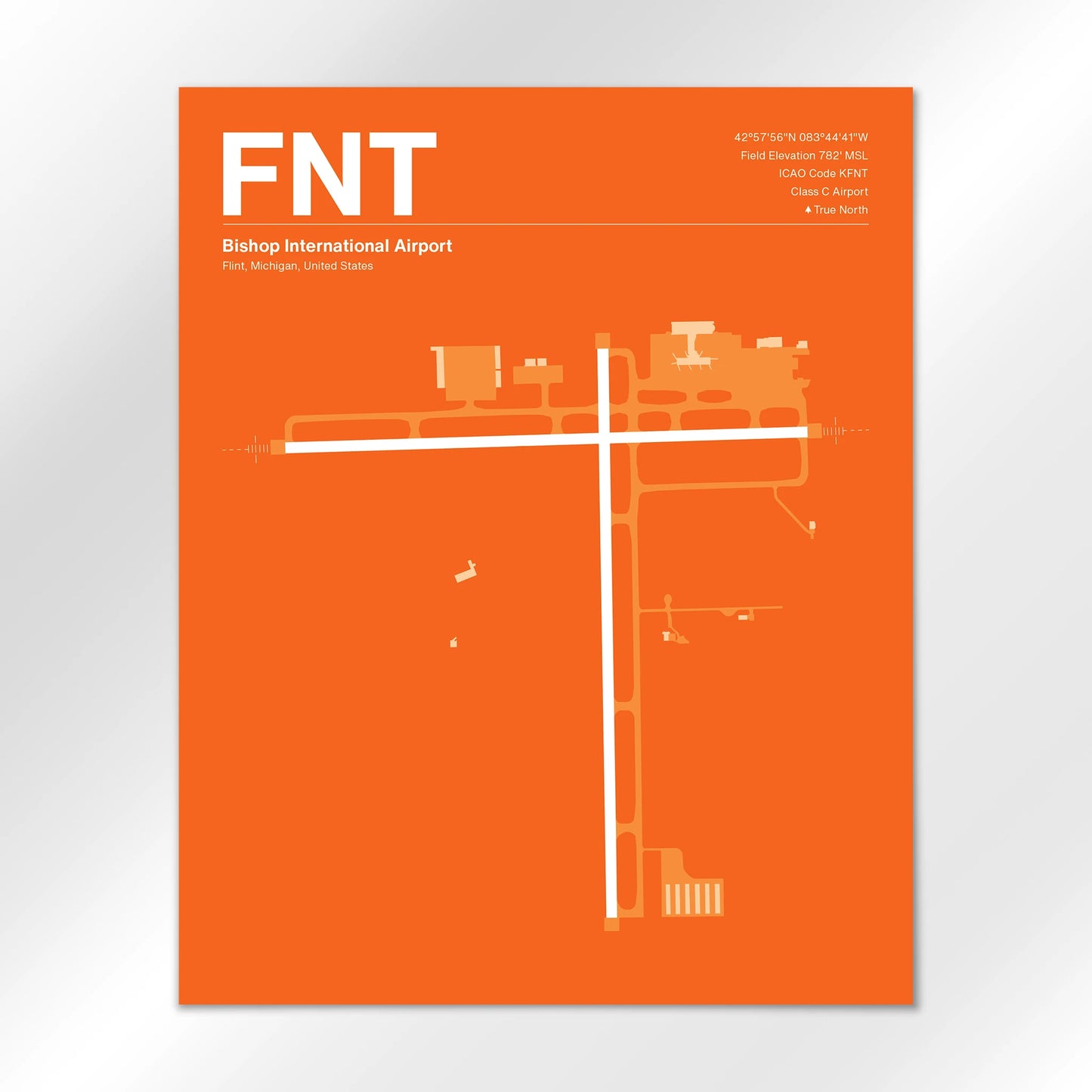FNT Airport Diagram