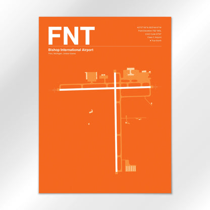 FNT Airport Diagram