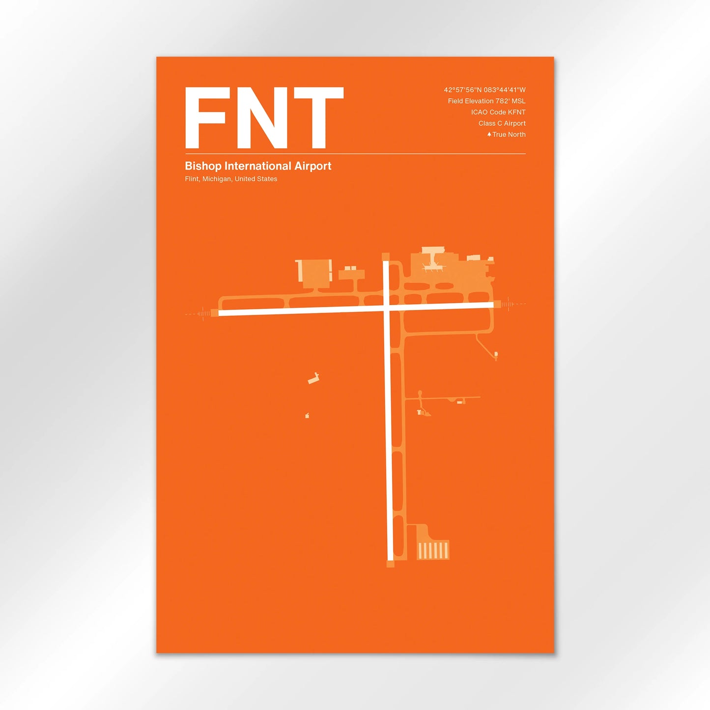 FNT Airport Diagram