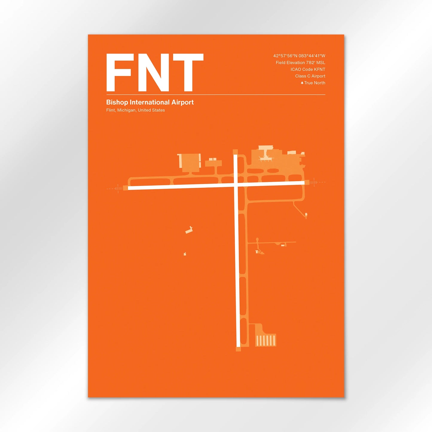 FNT Airport Diagram