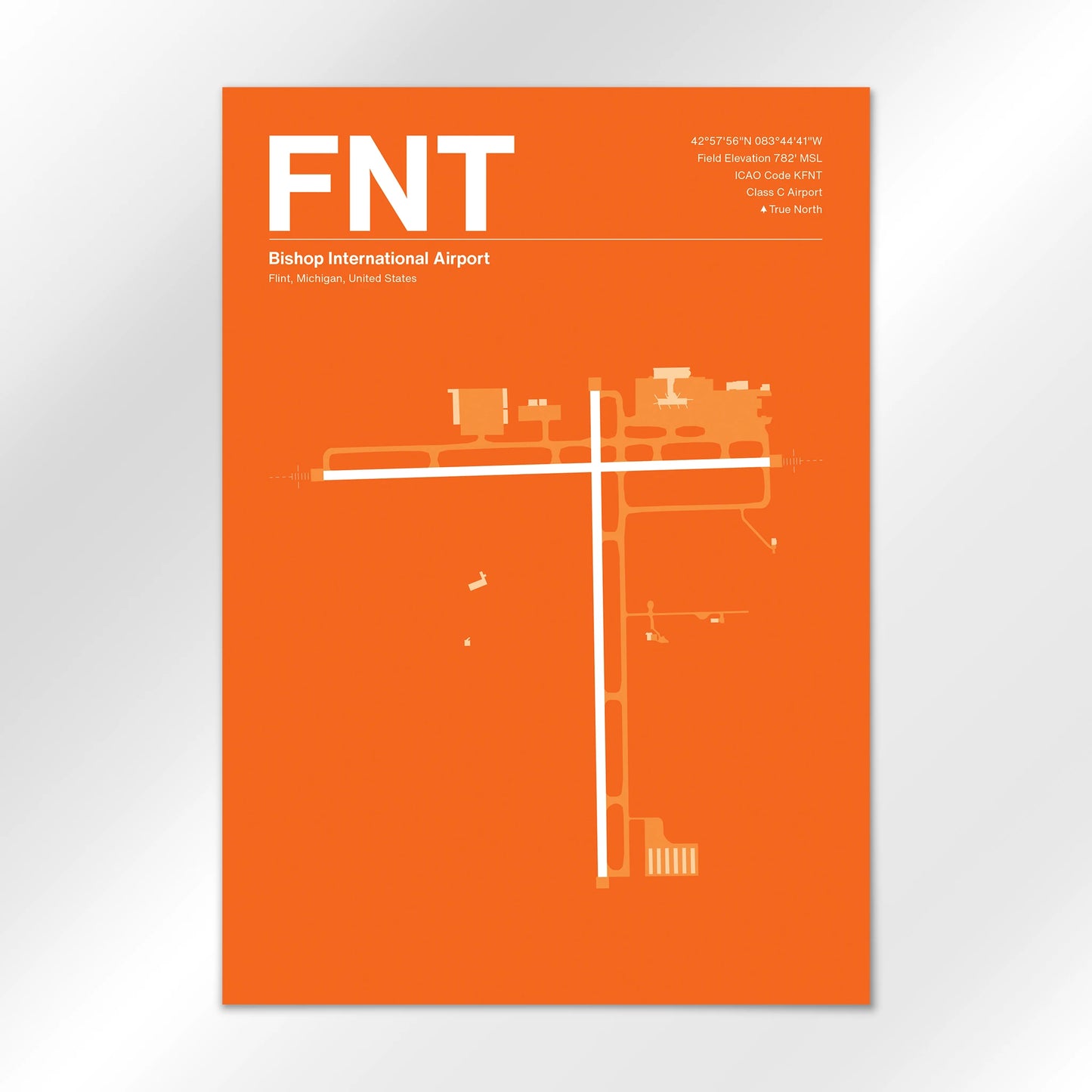 FNT Airport Diagram