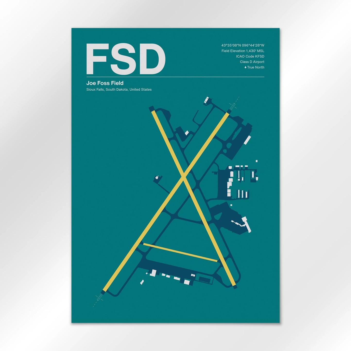 FSD | Sioux Falls - Mid - Century Moss - A2 - No Frame