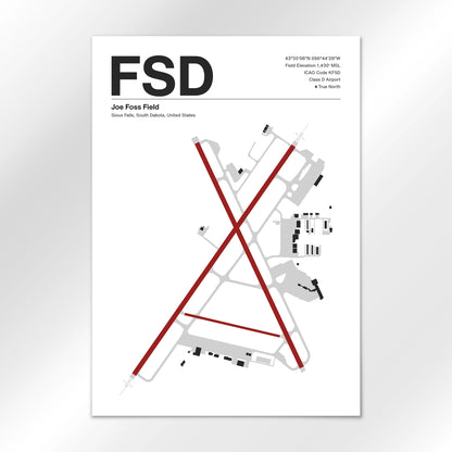 FSD | Sioux Falls - Mid - Century Modern - A2 - No Frame