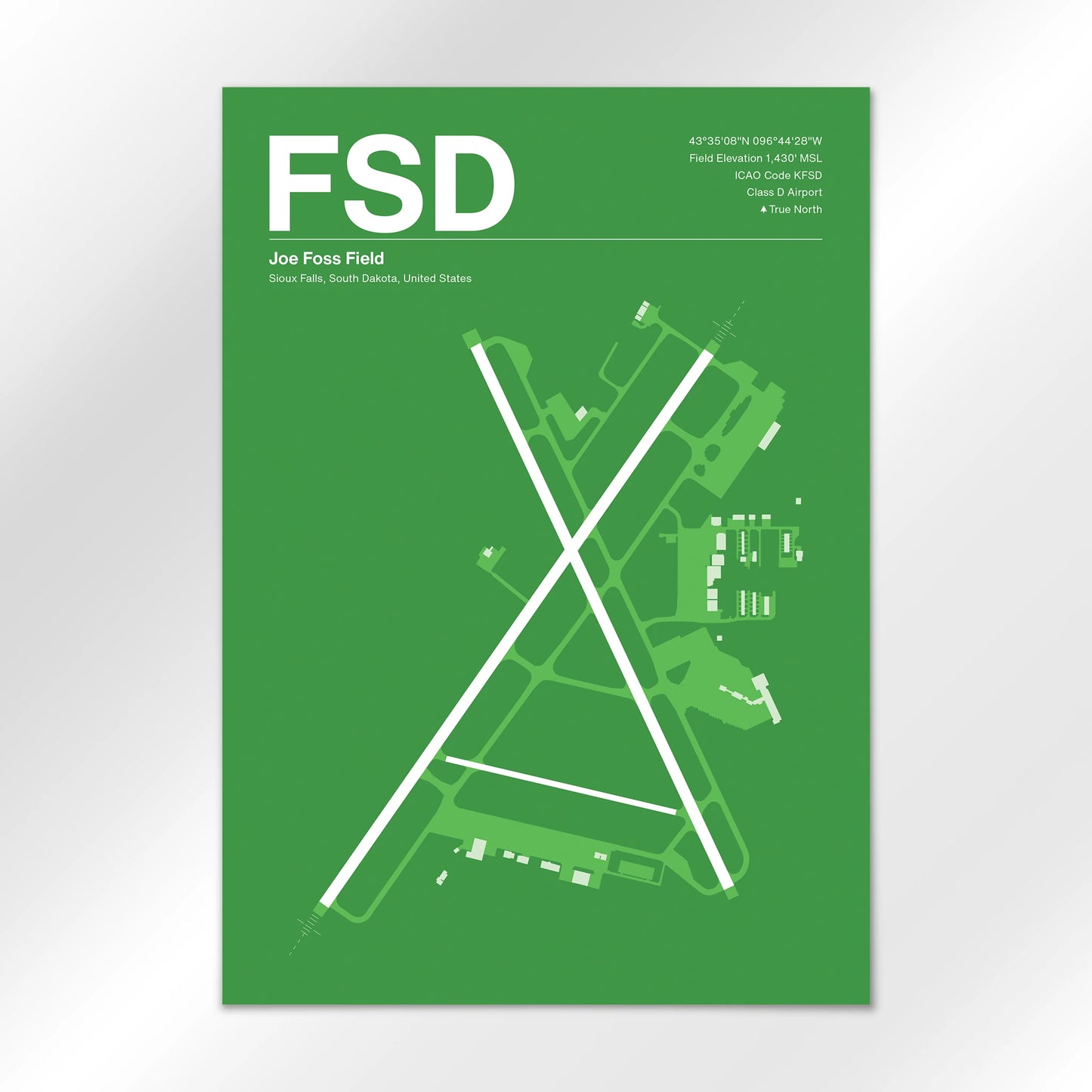 FSD | Sioux Falls - Overland Green - A2 - No Frame