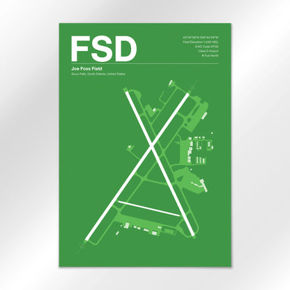 FSD | Sioux Falls - Overland Green - A2 - No Frame