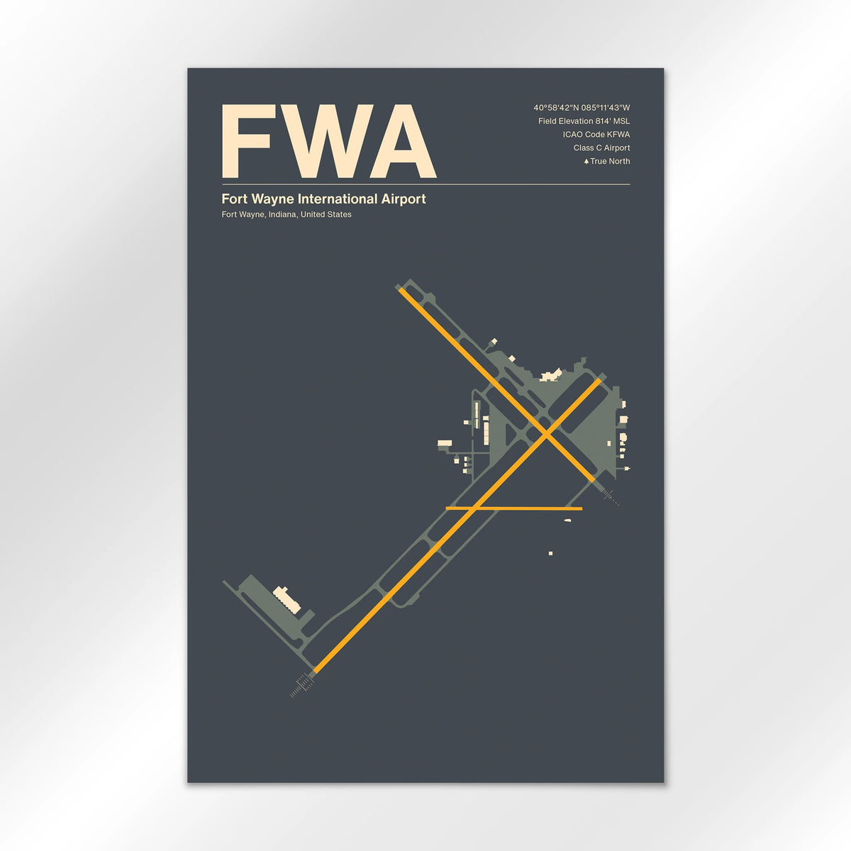 FWA Airport Diagram