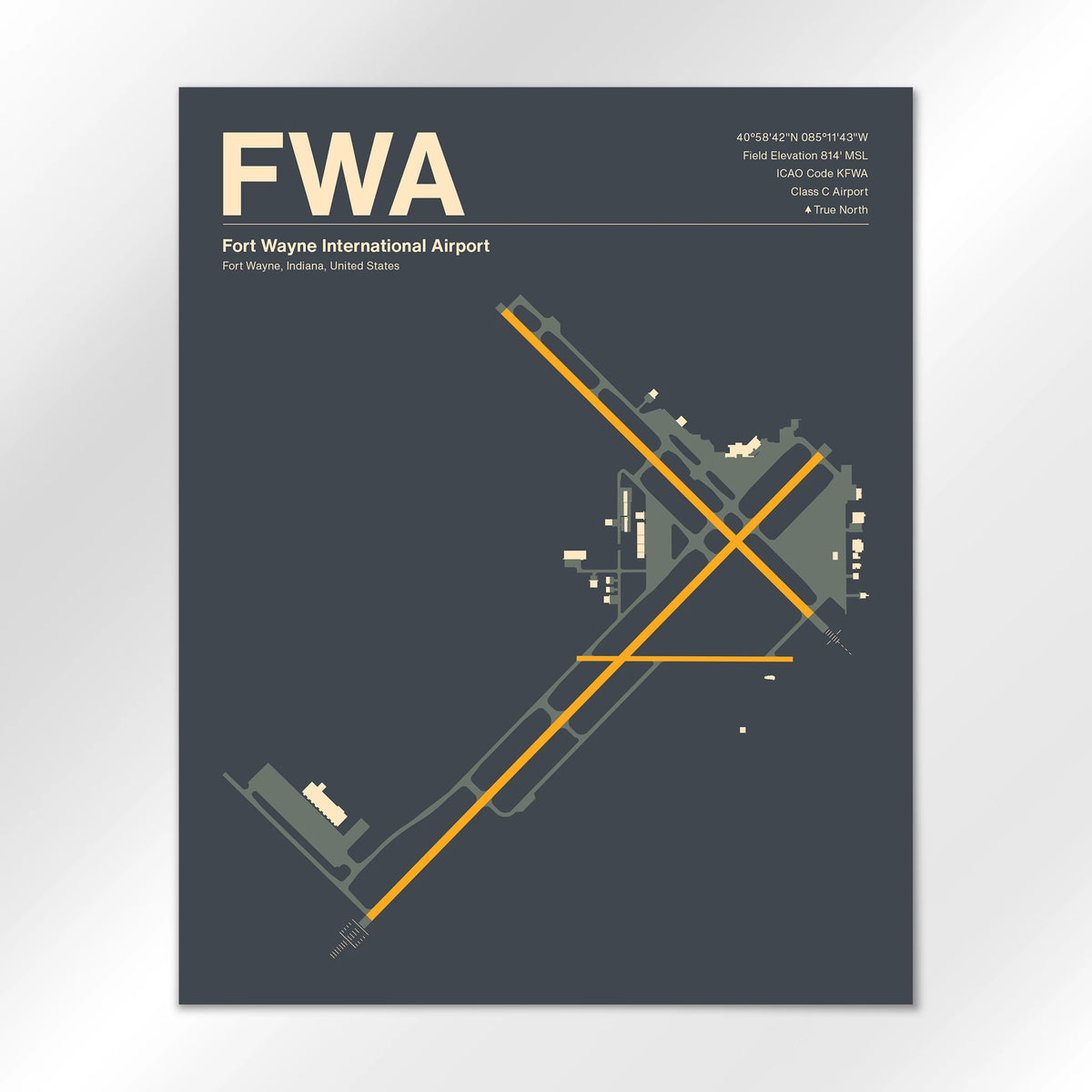 FWA Airport Diagram