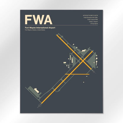 FWA Airport Diagram