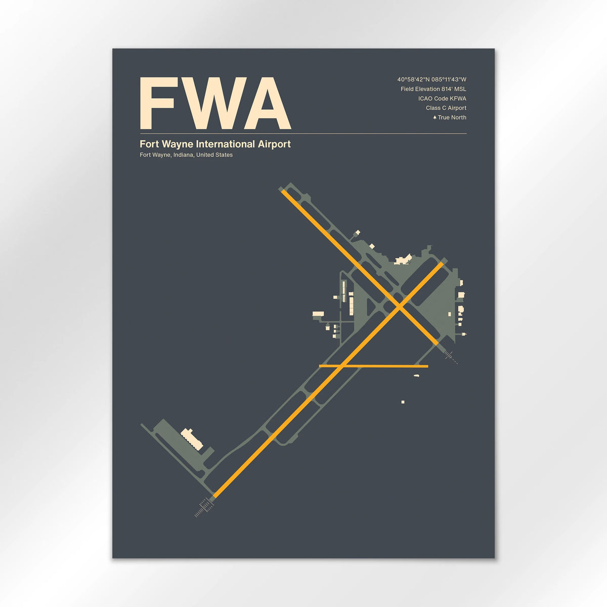 FWA Airport Diagram