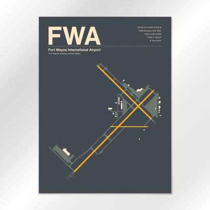 FWA Airport Diagram