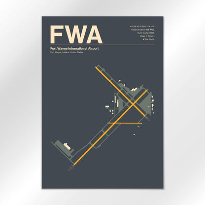 FWA Airport Diagram