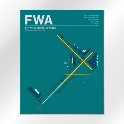 FWA Airport Diagram