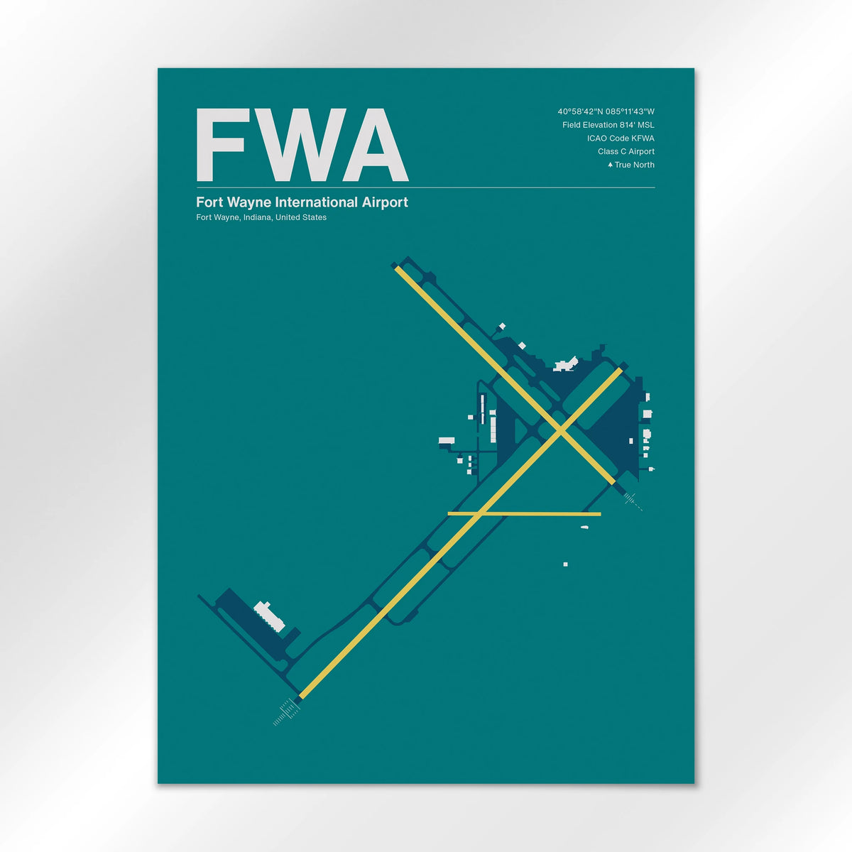 FWA Airport Diagram