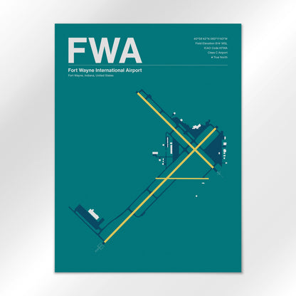 FWA Airport Diagram