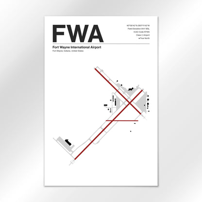 FWA Airport Diagram