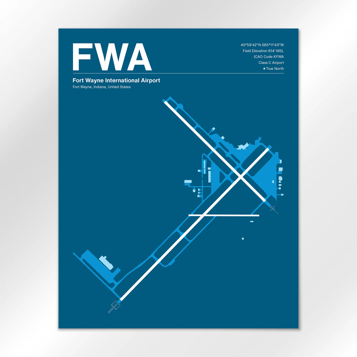 FWA Airport Diagram