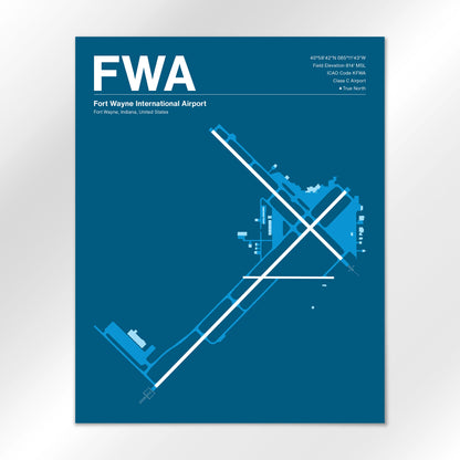 FWA Airport Diagram