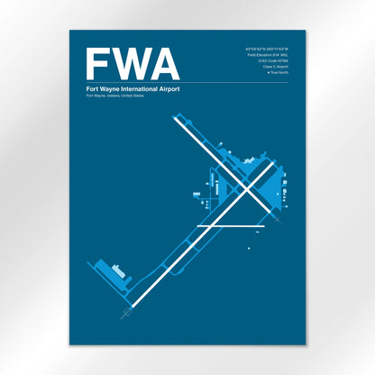 FWA Airport Diagram