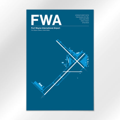FWA Airport Diagram