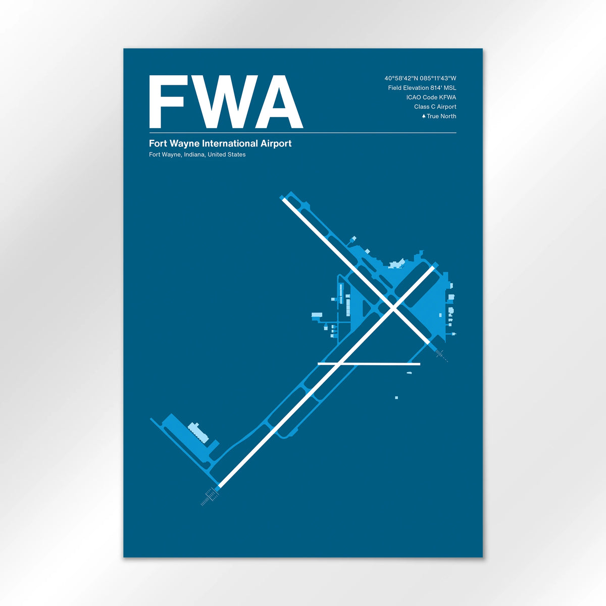 FWA Airport Diagram