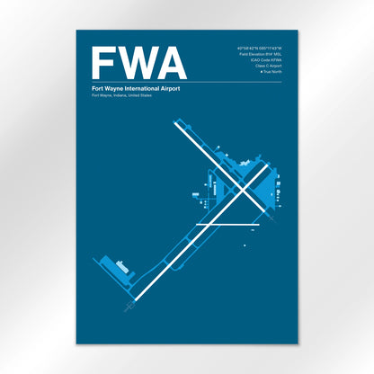 FWA Airport Diagram