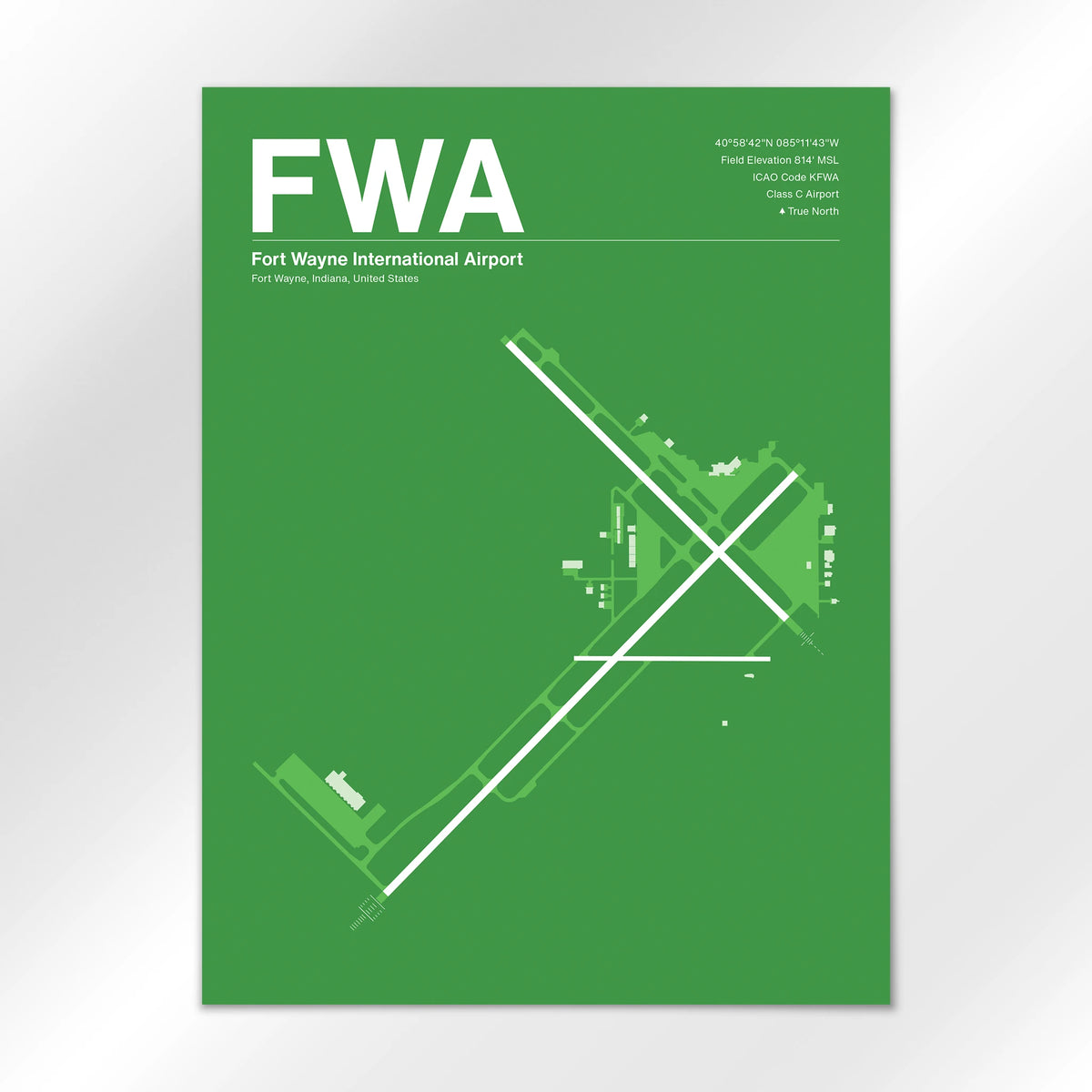 FWA Airport Diagram