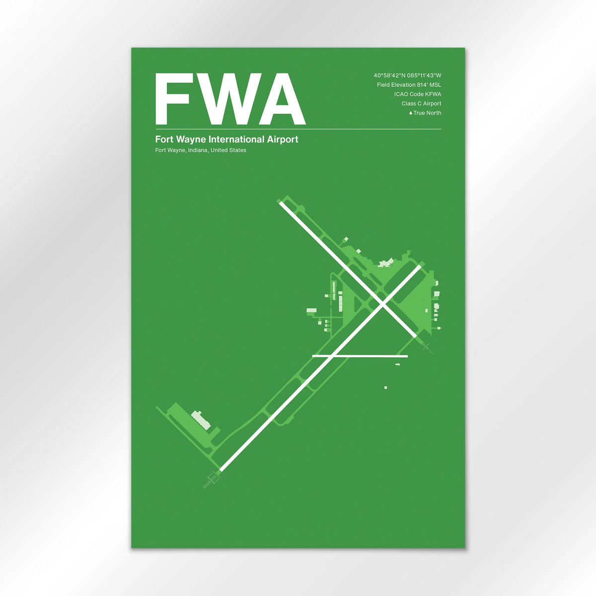 FWA Airport Diagram
