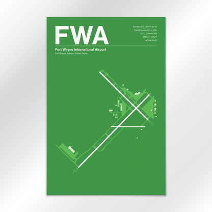 FWA Airport Diagram